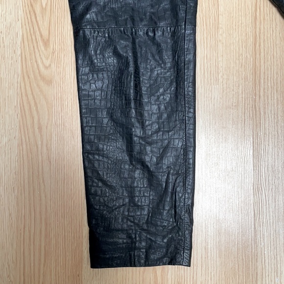 High Waisted Vintage Leather Pants - Picture 2 of 5